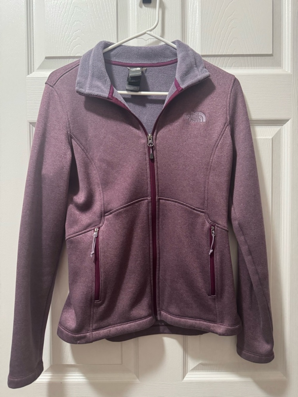 The North Face Women's Mauve Zip-Up Fleece Jacket